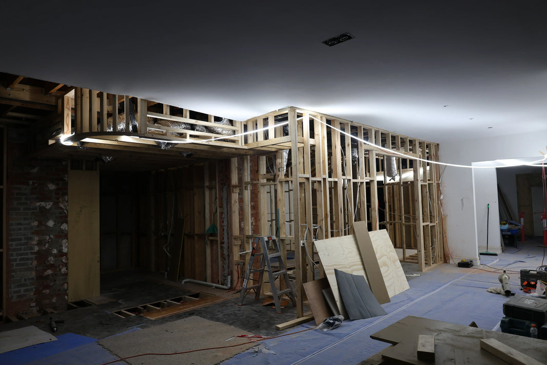 LED light strip for construction