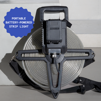 battery powered LED light strip for site