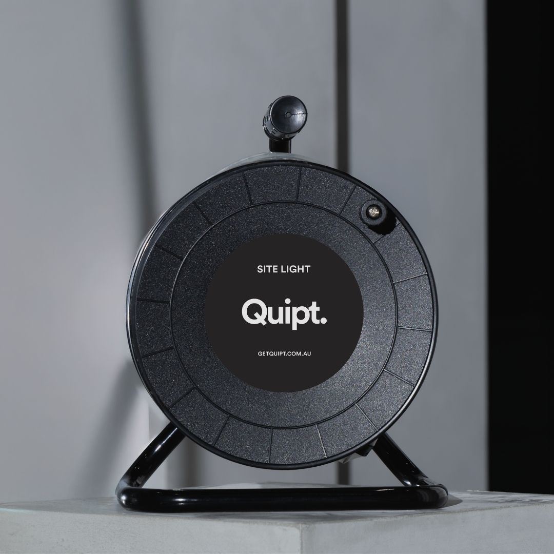 BlackQuipt site light on a gray background